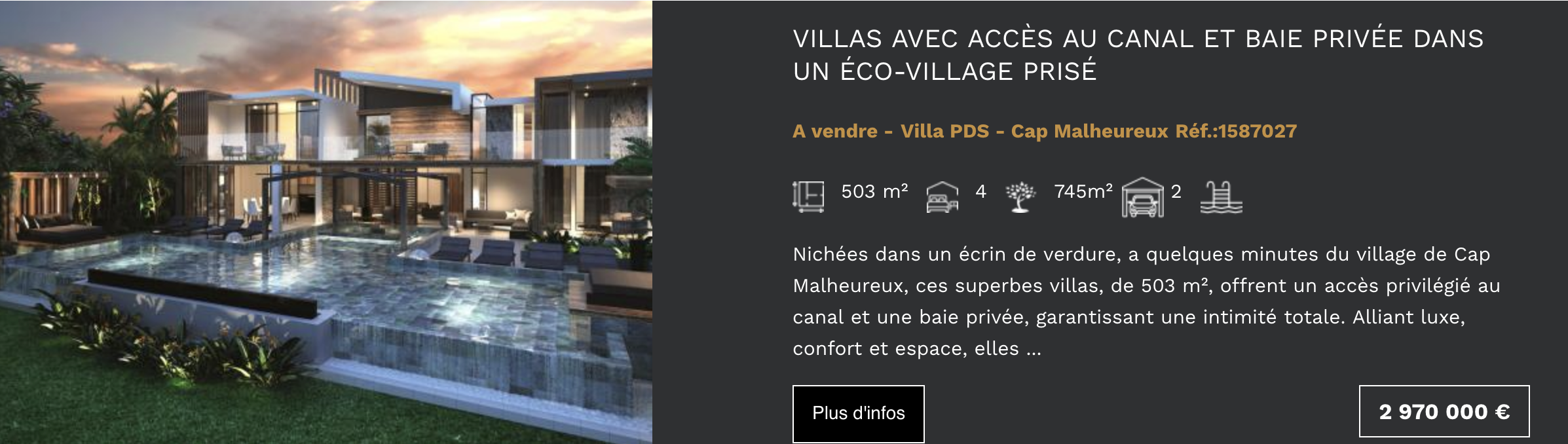 villa location longue duree pereybere kezia immobilier