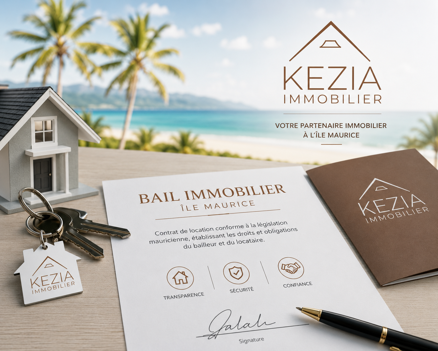 Bail immobilier île Maurice Kezia Immobilier