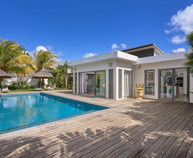 villa à vendre à Grand Baie, île Maurice, résidence sécurisée avec piscine
