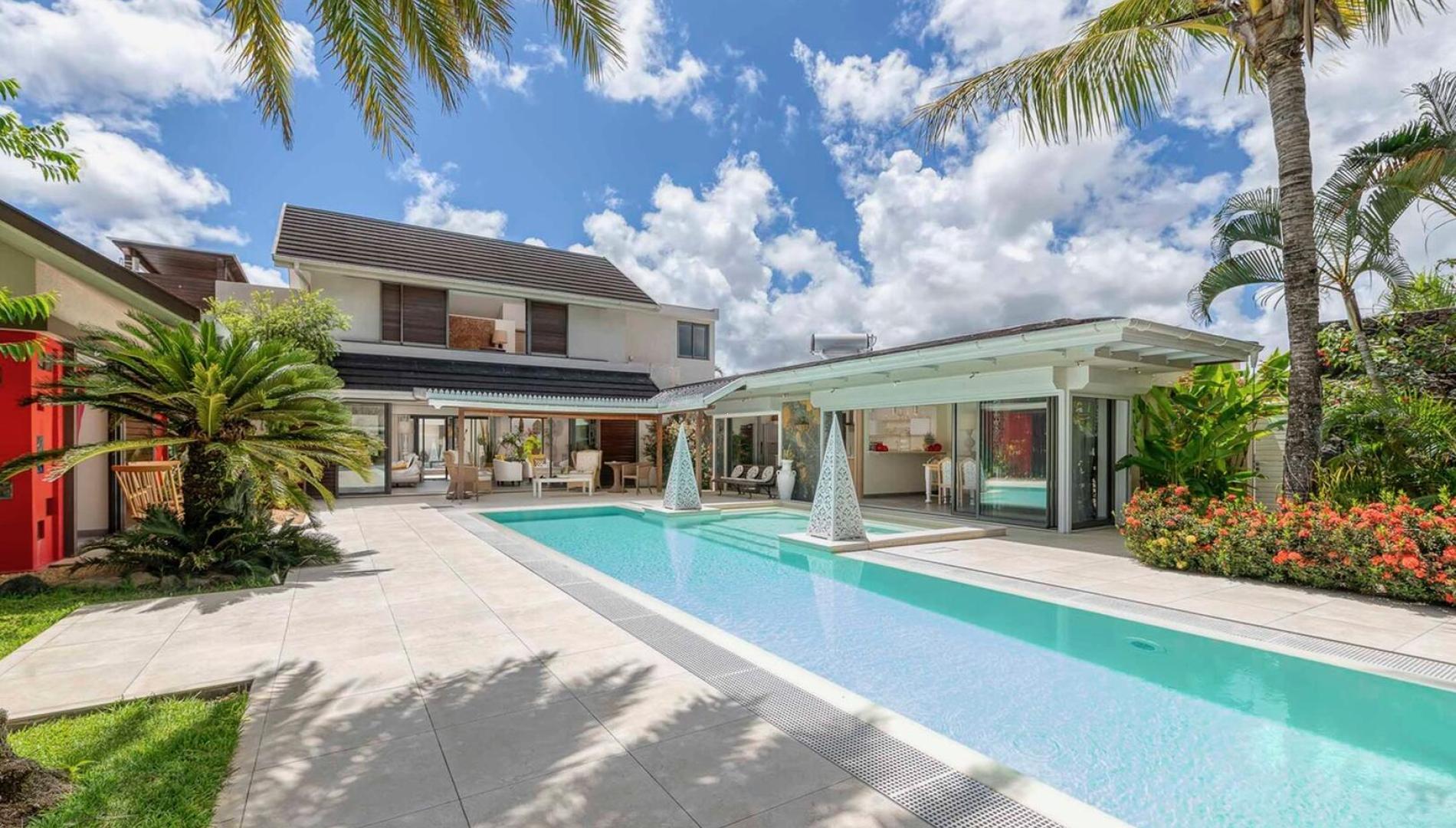 villa avec piscine à vendre dans une résidence de Grand Baie, île Maurice